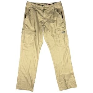 Wrangler Five Star Heritage Mens Relaxed Fit Cargo Pants Khaki 32x30 NWT